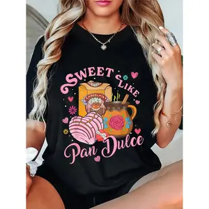 100% Cotton Cute Sweet Like Pan Dulce Spanish Mexican Bread Valentines T-Shirt