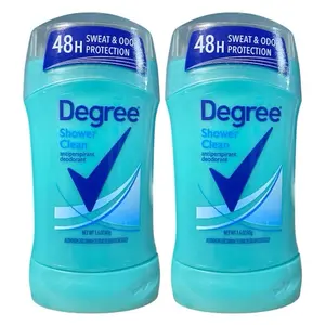 Degree Shower Clean 2 Pack Antiperspirant Deodorant 48H Sweat & Odor Protection, 1.6 Each Stick
