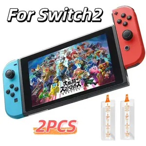 Switch2 Screen Protector Film Set, High-Alloy Material, 9h Hardness, Dust-Free Installation, Easy-To-Apply Design