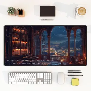 ACOMAF Velaris City of Starlight Mousepad, House of Wind, Personalized Large Desk mat, ACOTAR merch,  Night Court Library, Velaris Deskmat