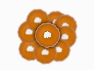 Pumpkin Pie Sticker | Oh Honey Designs Waterproof Gift Decoration