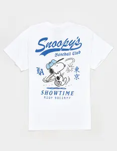 RIOT SOCIETY x Peanuts Baseball Mens Tee