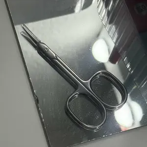 Stainless Steel Straight Beauty Scissors, Multifunctional Nail Tools for Facial Hair, Manicure, Moustache, Eyebrow, Eyelash, Nose, Ear, Cuticle and Dead Skin