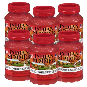 Indian Summer Premium Chunky Applesauce Made from US Apples and American Growers (Chunky Original, 23 Ounces Each, Pack of 2)