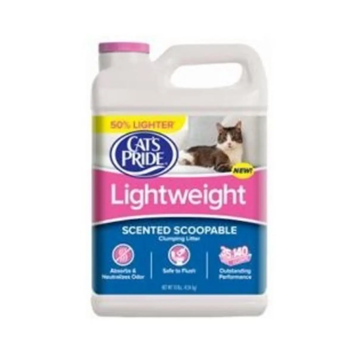 Cat's Pride 212 MAIN Oil Dri Cat Litter, 10 lbs Jug, Absorbing Clay Formula, Flush-Safe, Odor Control, Litter Box Compatible, Model C01941-C60