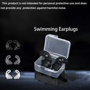 Reusable Silicone Earplugs Set, Waterproof Swimming & Surfing Accessories, Outdoor Sports Essentials, Comfortable Fit Design