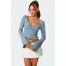 Lacey Long Sleeve Knit Top