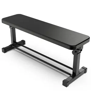 SincMill Extended Flat Weight Bench, Extra Long Workout Bench for Weightlifting and Strength Training, 1000lbs Capacity