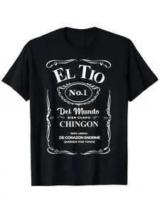 Premium El Tio No1 World T-Shirt Featuring HighQuality Print Soft Comfort and Practical Design Made in USA Casual Cotton Menswear Crewneck Graphic Tee Top Womenswear Streetwear Tshirt