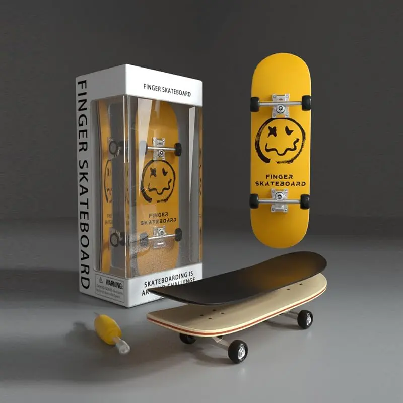 Professional Finger Skateboard, 1 Box Mini Finger Skateboard With Bearing Wheels For Beginners, Leisure & Outdoor Recreation Equipment, Setup Fingerboard