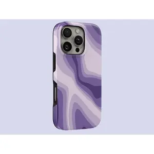 Swirl Y2K Lines Phone Case Colorful TOUGH Cover for iPhone 17 Pro Max, 16e, 15, 14, 13 & Samsung S26 Ultra, S25 FE, A57, A56, Pixel 10, 9A