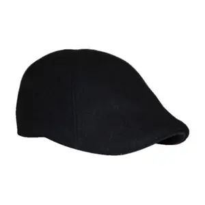 The Kenmore Boston Scally Cap - Coolidge Black & Black Brim