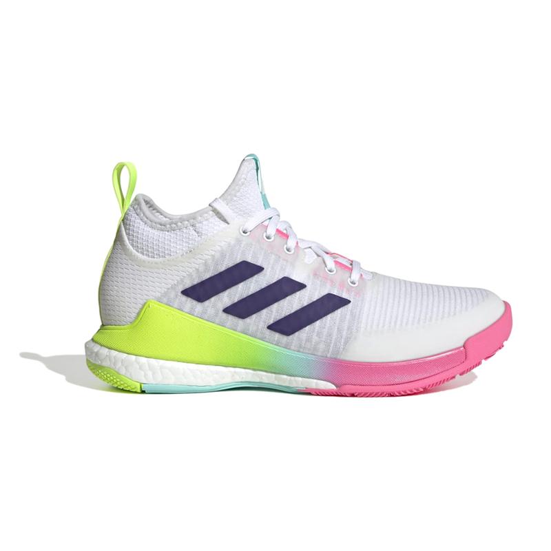 adidas Womens Crazyflight Volleyball Volleyball Sneakers Shoes - White