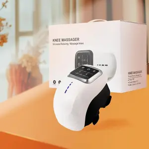 Electric Adjustable Knee Massager, 1 Box USB Rechargeable Heated Smart Knee Massager with LED Light Touch Screen, Blind Massager for Men & Women, Innovative Design