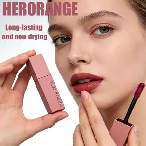 HERORANGE 6-Piece Velvet Matte Lip Mousse Set - Long-Lasting Non-Fading, Smooth Misty Finish with Creamy Velvet Feel, Ideal Winter Holiday Gift【1】
