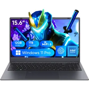 2026 Affordable 15.6-inch High-definition Laptop, Windows 11 Pro Intel N95 Processor 12GB LPDDR5 1TB SSD, 4 Cores And 4 Threads, UHD 1.70GHz, Convenient And Lightweight, Suitable for Daily Life, Office, Students, Creation Wifi Wireless