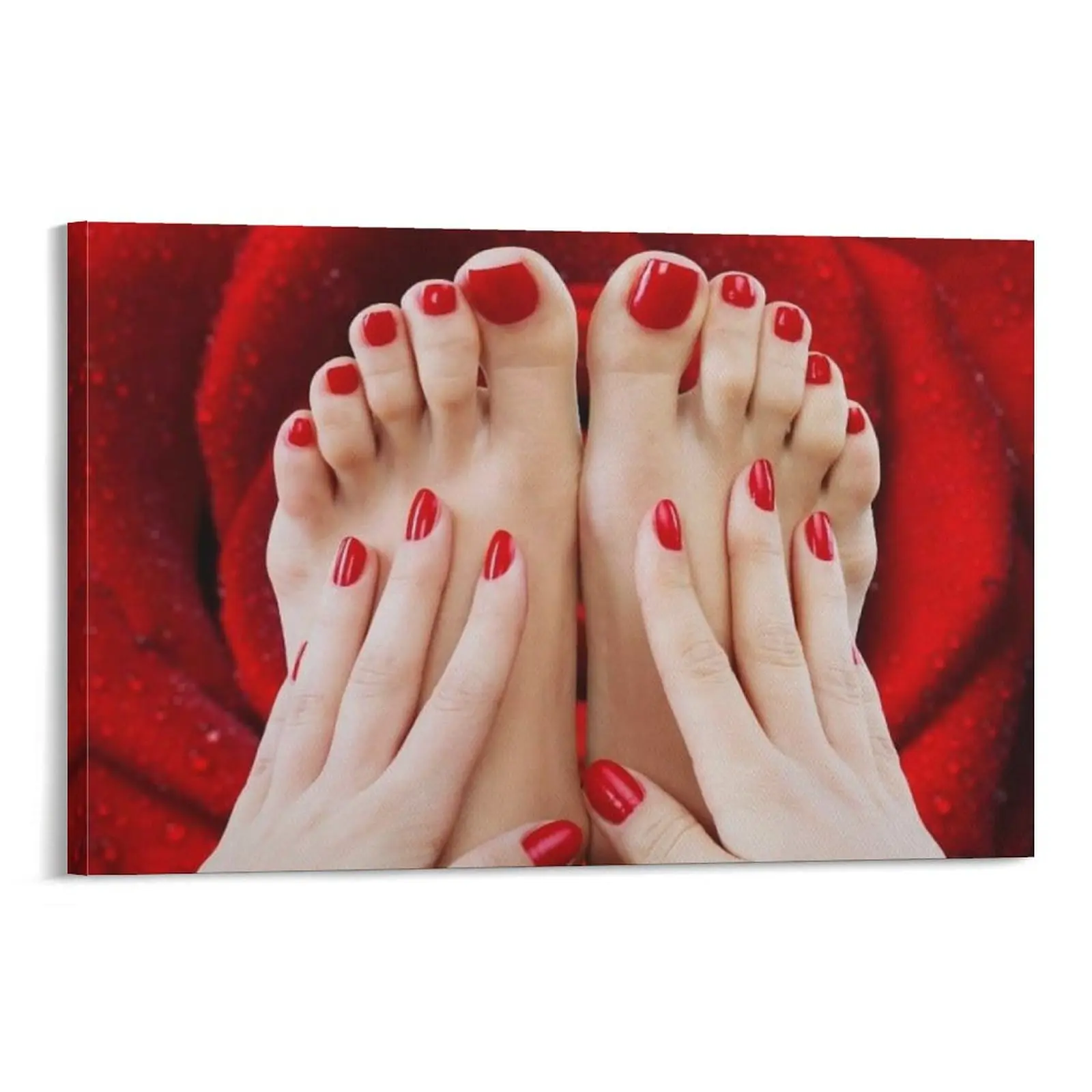 Manicure Poster Pedicure Pictures Spa Center Wall Art Poster Canvas Wall Art For Bedroom Decor Bar Office Room Decor Gift