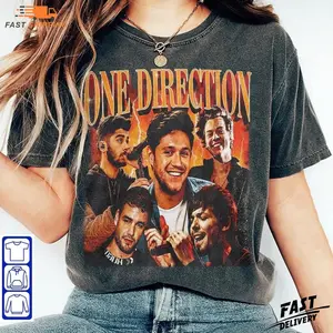 One Direction Shirt, One Direction T-Shirt, One Direction Graphic Shirt, 1D Retro One Direction Fan, Country Music Shirt