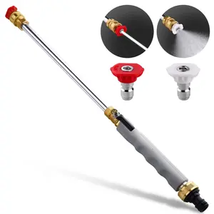 2026 Upgraded Jet Nozzle Power Washer for Garden Hose, Includes 2 High-Pressure Nozzles and Quick Connectors | Hydro Jet High Pressure Washer Tools