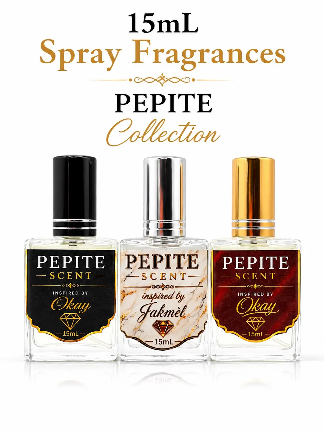 UNISEX SPRAY FRAGRANCE COLLECTION 15ML