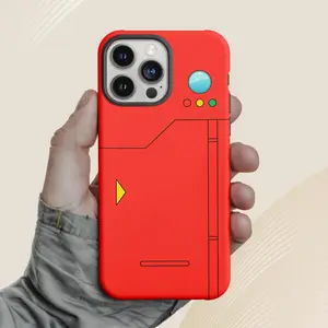 Pokedex Tough Phone Case for iPhone, Anime Gift for Gamers
