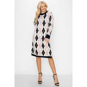 Santanna Knitted Sweater Dress