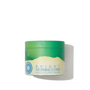 Red Rooster Tea Bright Morning Stars Tea Beverage - Mental Clarity Blend with First Cut Sencha & Organic Peppermint - 2oz Canister