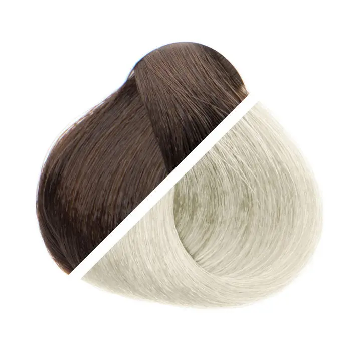 6/24 Light Chestnut / Light-Ash Blonde Ombré Bulk Hair