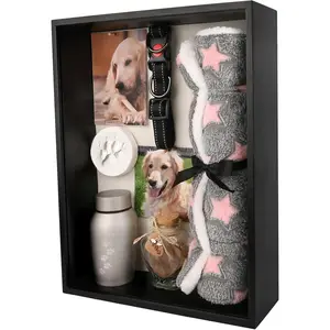 11.8x15.8x4 Shadow Box Frame Display Case with Glass Cover and Lining Extra Deep Large Picture Frame Memory Box for Wedding Bouquet  Pet Memorial Collectibles and Memorabilia Display
