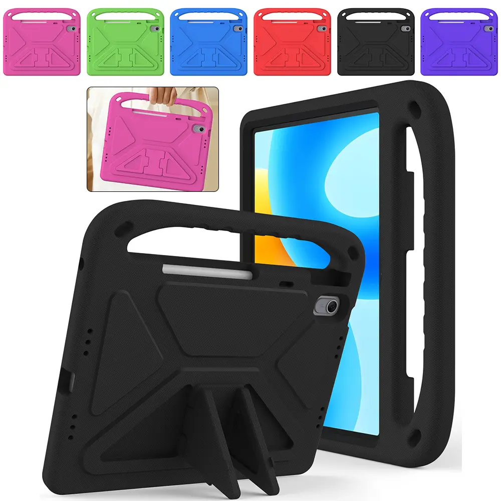 EVA Tablet Protective Case Suitable for Huawei MediaPad X8/M5 Lite 8.0 "/M6 8.4"/T5/11.5/Air/11.5 S/11/SE 11/T10/T10S Lightweight Portable Tablet Protective Case with Bracket Tablet Protective Cover Protector Cover