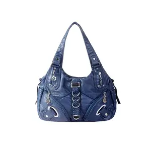 Angelkiss Hobo Purses and handbags for Women Satchel Handbag Women Purses Large Daily Shoulder Bags SpringStatements#WomensHoboBag #SpringFashion2026 #EverydayPurse #LargeSatchelHandbag #TikTokViralBags #AmericanCasualStyle Boho Work Bags Handcrafted Bag