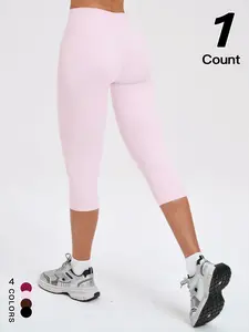 Women's High-Waisted Sporty Pants, Loose Fit Athletic Leggings, Outdoor Fitness Running Bottoms, Comfortable & Stylish Activewear