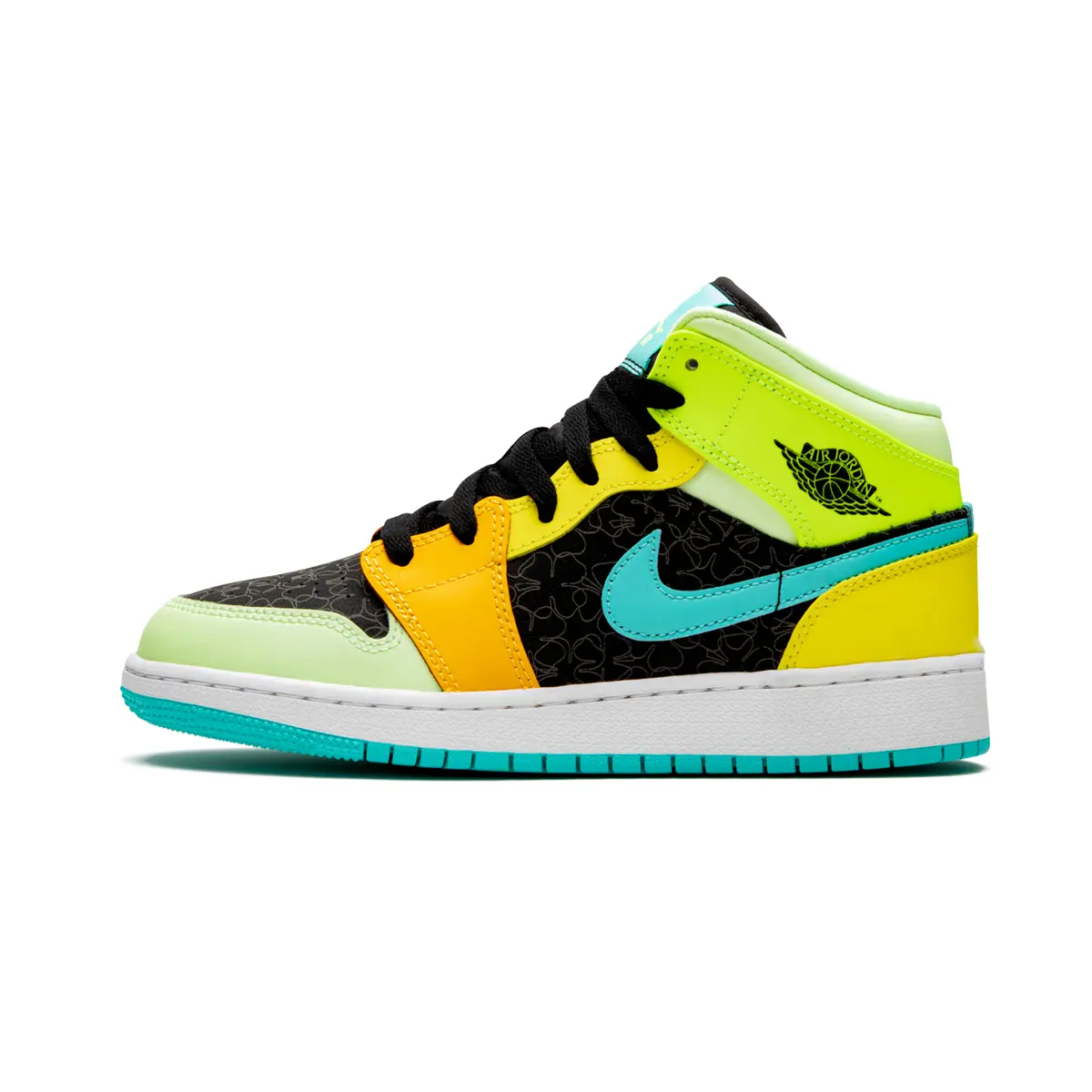 Air Jordan 1 Mid SE GS "Four Leaf Clover" BQ6931 037