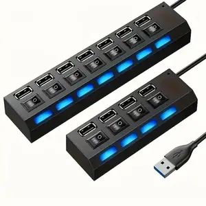 Multipurpose USB 3.0 Hub, Universal Multifunctional USB 3.0 Hub USB Extension for Computer Peripherals & Accessories
