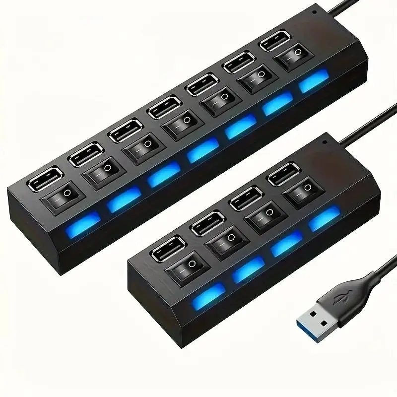 Multipurpose USB 3.0 Hub, Universal Multifunctional USB 3.0 Hub USB Extension, USB Port Extender for Computer Peripherals & Accessories USB Ports