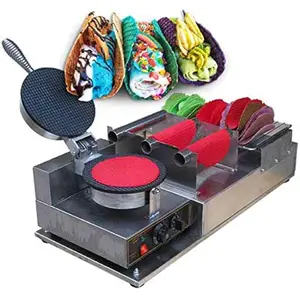 Kolice Commercial Taco Rolling Machine/taco maker/taco machine/no-stick waffle machine/Cucina Pro Tortilla Maker/Flour Corn Taco machine/tortilla maker machine with taco holder