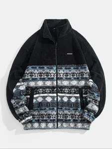 Men's Fleece Lined Winter Jacket Warm Daily Wear Outerwear Thermal Lined Jacket 2026 Breathable Soft Cozy Lightweight Trendy Home Outdoor Streetwear Hip Hop