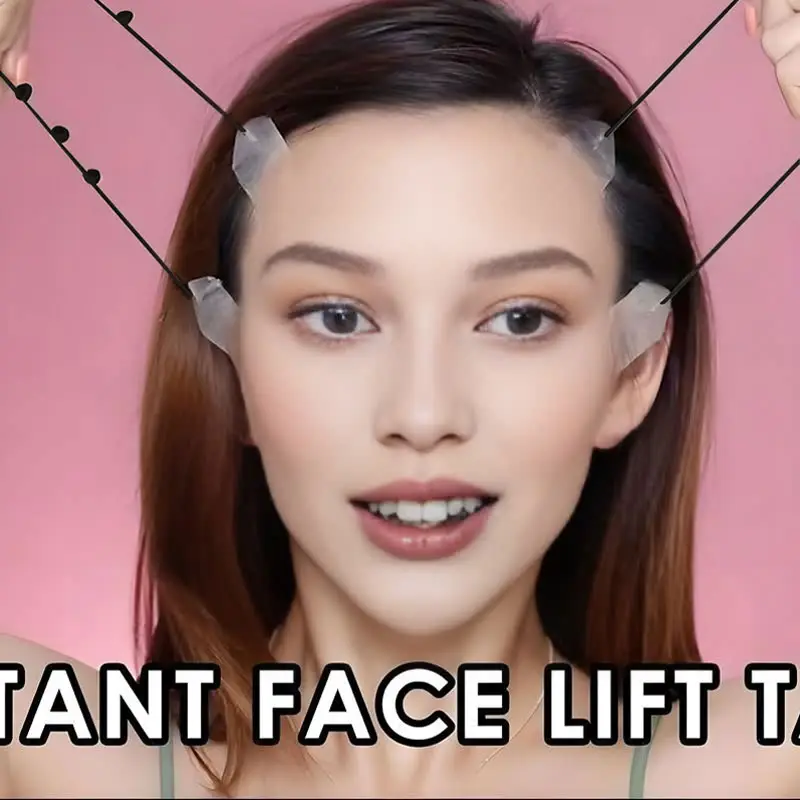 Invisible Face Lifting Tape 40 Pieces/set – Instant Firming, Lifting, and Sculpting for a Youthful, Radiant Look, Made with Soft, Skin-Safe Material T