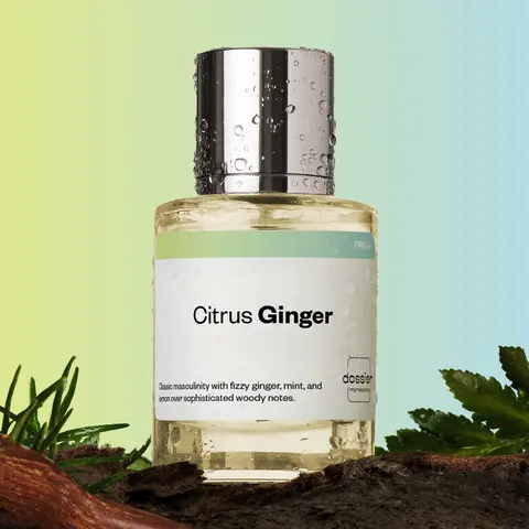 Citrus Ginger, Dossier, Men Perfume, Eau de Parfum, 50ml, Peppermint, Lemon, Ginger, Vetiver, Pink Pepper, Nutmeg, Sandalwood, Cedarwood