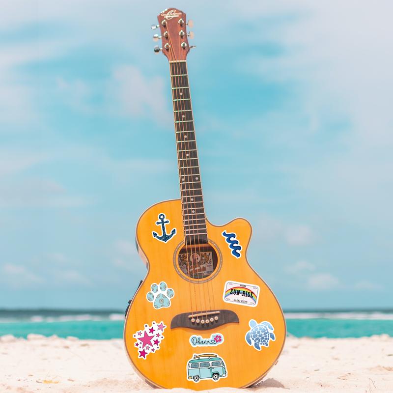 300 PCS Summer Water Bottle Stickers, Cute Ocean Themed Stickers for Hydro flasks Stanley Cups PacksVinyl Waterproof Stickers for Water Bottles, Skateboard Phone Laptop for Kids Teens Girls