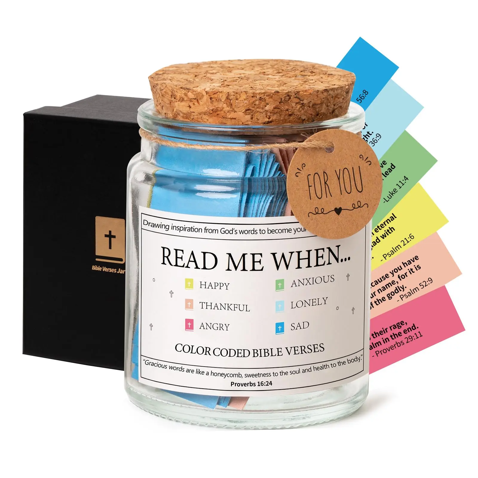 Mothers Day Gifts for Mom,Women,Wife,Sister,Nana,Aunt,Grandma & Best Friend from Daughter/Son in law,Personalized Christian Birthday Gifts for Women,Unique Graduation Gift for Her,Bible Verses Jar