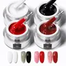 Tricolor Fish 35g Economical Hard Builder Gel - Nail Care Jelly Extension Base Polish, Full Shine Glossy UV/LED Cured for Brittle Cracked Repair, for Adults' DIY Nails at Home
