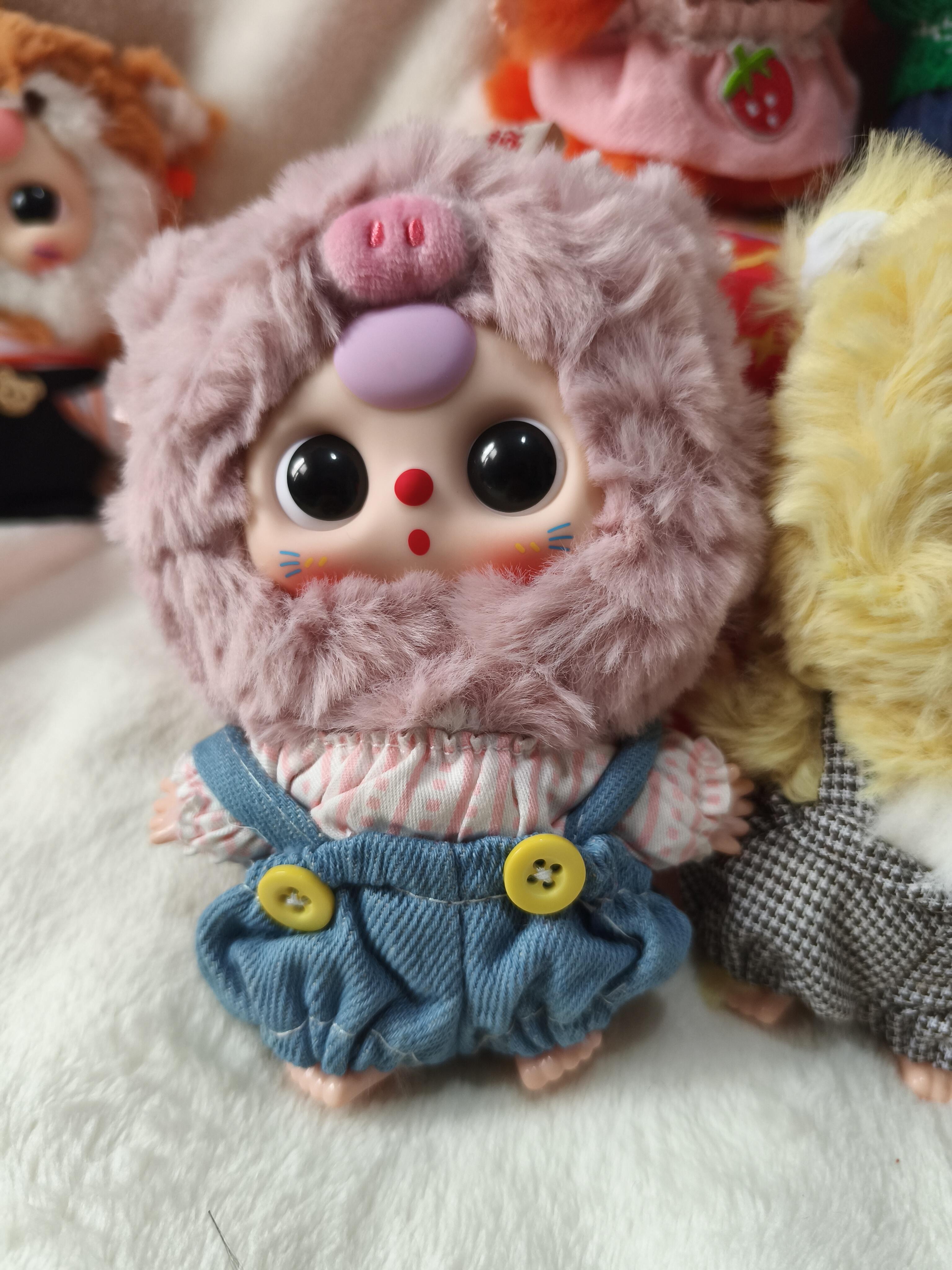 BabyThree Cutie Plush Toy Doll ，Bunny Plush Dolls，Soft Furry Collectibles，