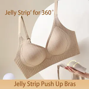 Heybra Women's Wireless Sculpt Bra Comfort Bralettes HideBack Fat  No Underwire 3/4Coverage Tshirt Bras