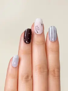 Hey, Bear With Me - Semi Cured Gel Nail Strips, No LED Lamp Required