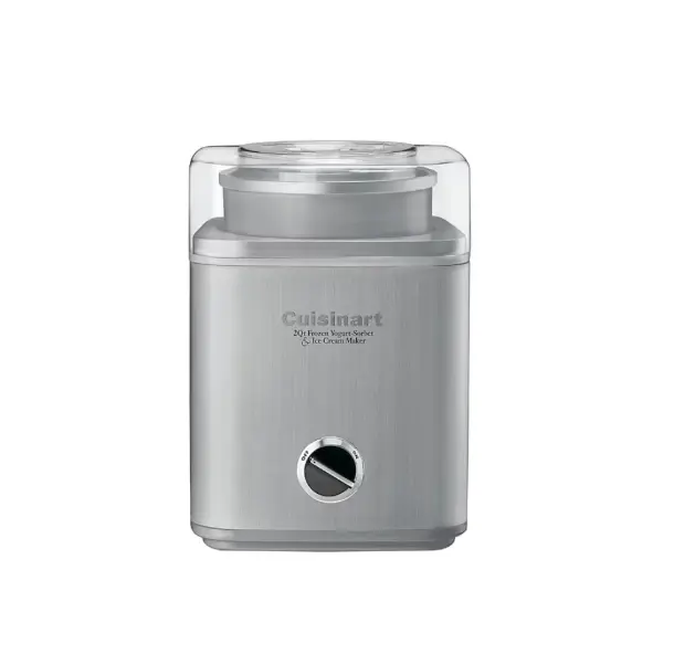 Cuisinart Pure Indulgence 2 Quart Frozen Yogurt-Sorbet & Ice Cream Maker, Ice cream machine & frozen yogurt, Easy-to-use ice cream and yogurt maker, Safe for the whole family