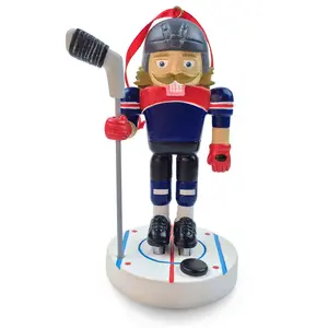 Hockey Nutcracker Resin Ornament
