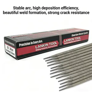 Lankin Tool Welding Electrodes 2.0mm  , 20Pcs Premium Arc Welding Rods with Stable Arc & Crack Resistance