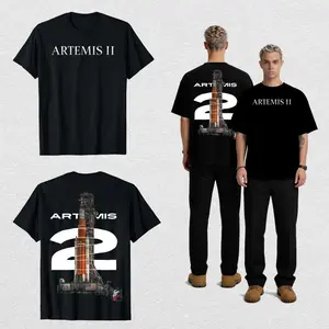 The Artemis II Crew T-Shirt Reid Wiseman Victor Glover Christina Koch Jeremy Hansen Space Tee,  100% premium 230gsm cotton for softness and durability.