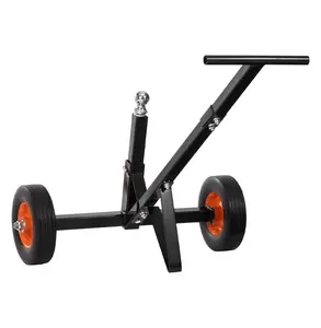 Trailer Dolly 600lbs Capacity - Heavy Duty Carbon Steel Trailer Mover with 1-7/8" Hitch - Portable Tow Dolly for Car, RV, Boat Trailers 600 lbs